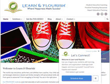 Tablet Screenshot of learnandflourish.com